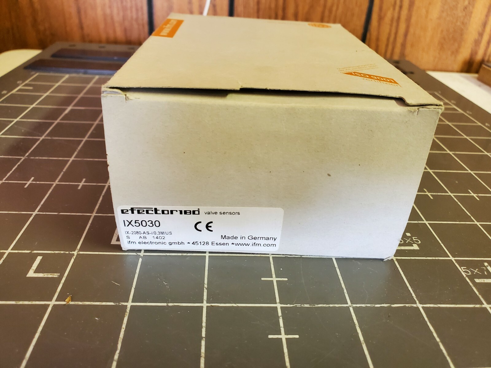 IFM Efector Valve Sensor, IX5030 / IX-2080-AS-i/0,3M/US