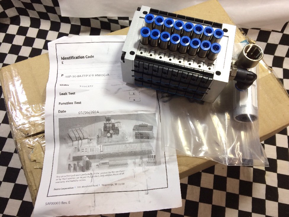 Festo Manifold valve CPV10-VI, 10P-10-8A-ETP-V-V-HNH5C+A,18200, SHIPSAMEDAY