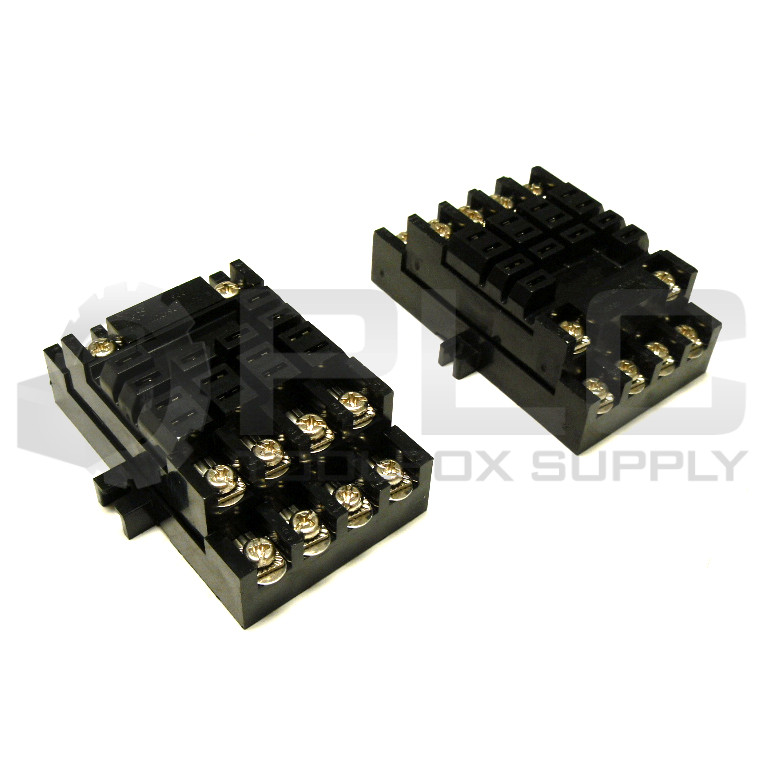 NEW LOT OF 2 MAGNECRAFT STRUTHERS-DUNN 41005 14 PIN RELAY SOCKET