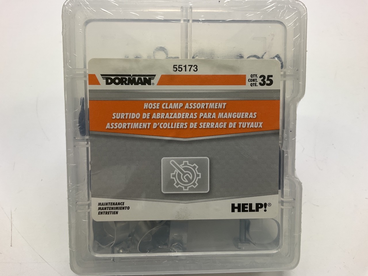 Dorman 55173 Hose Clamp Assortment Sizes 7/32″ To 5/8″ – Pack Of 35