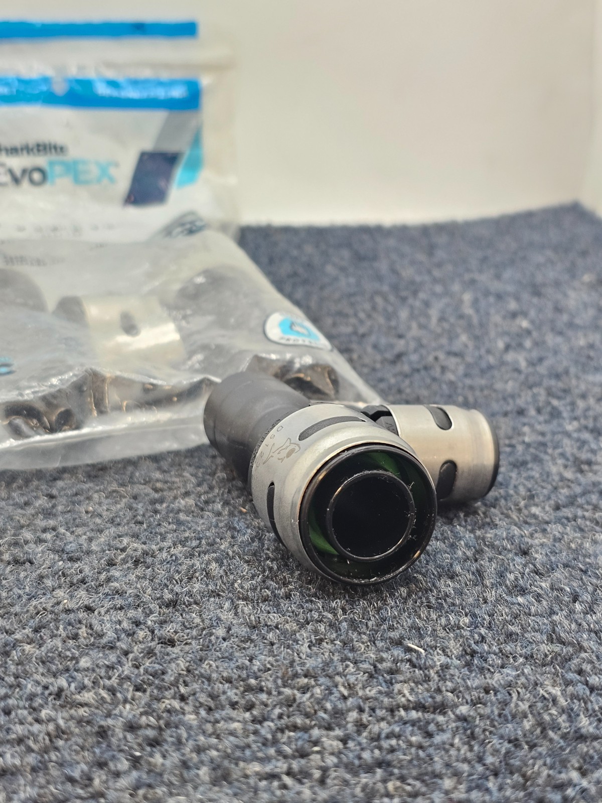 (QTY 3) SHARKBITE EVOPEX K4483WP3: 3/4″ X 3/4″ X 1/2″ STREET TEE