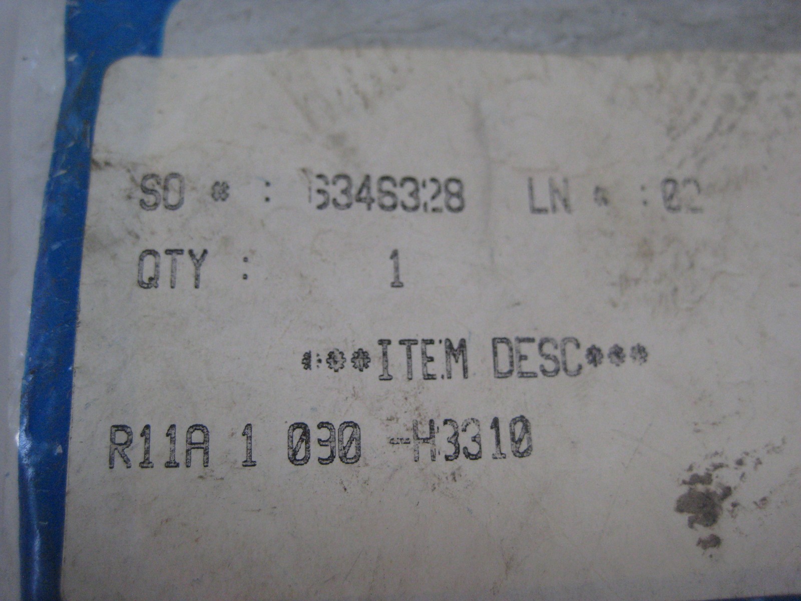 PHD R11A1030-H3310 TUBE NSMP