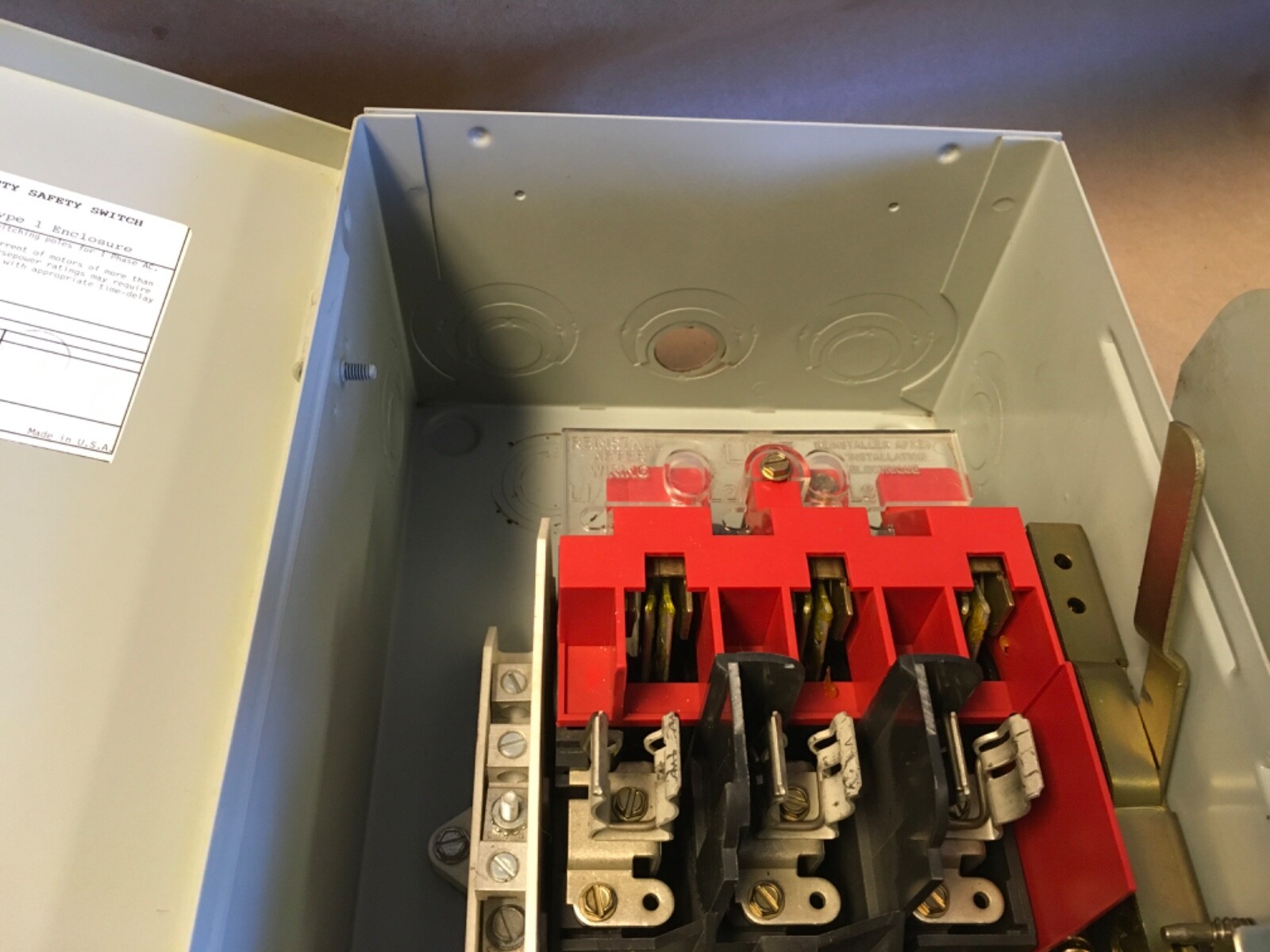 Eaton Cutler Hammer DH361FGK Heavy Duty Safety Switch 30A Type 1 Enclosure (KB)