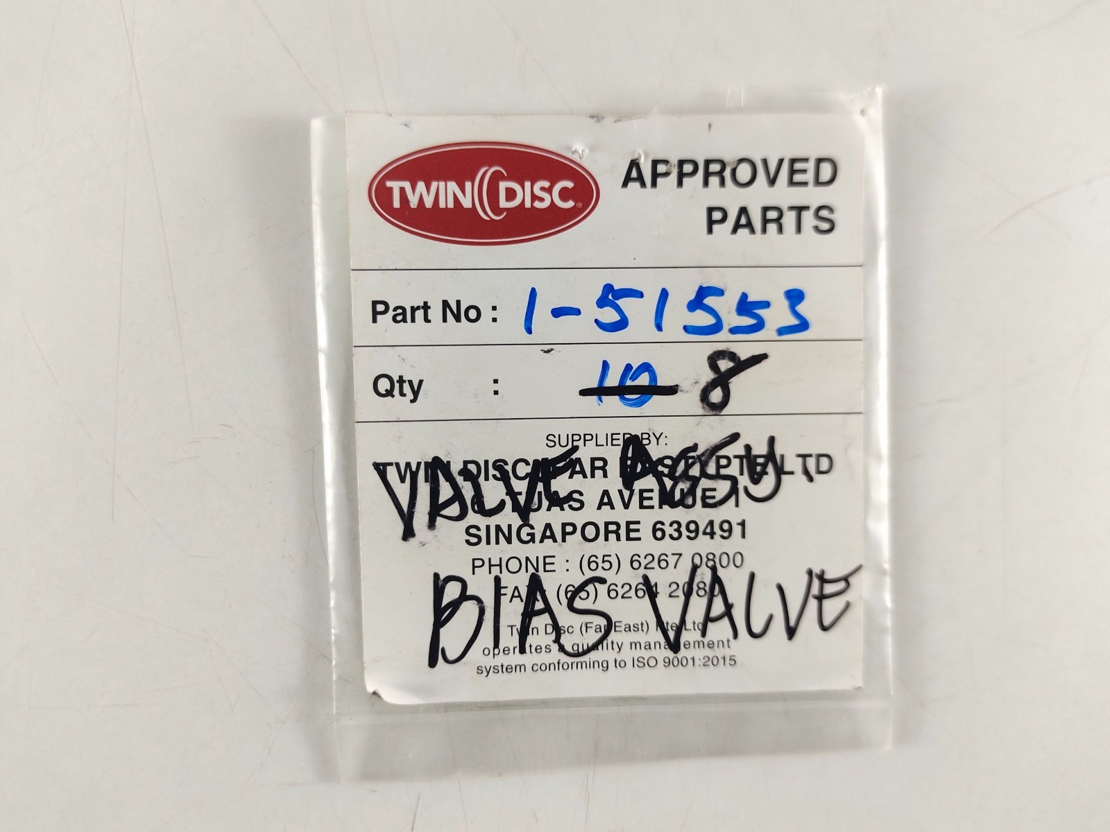 Packing P/N 1-51553 For Twin Disc ( Pack of 18 )