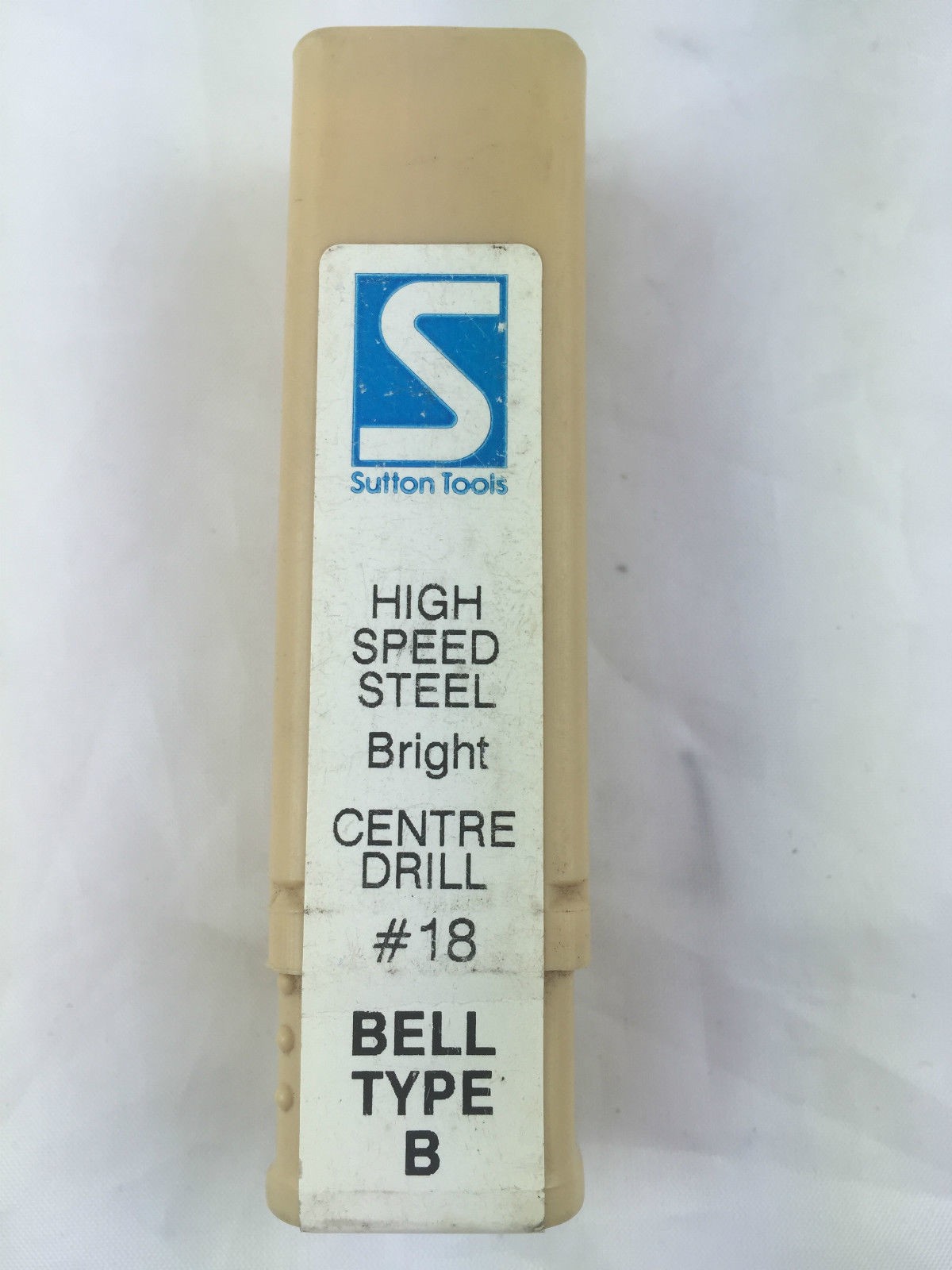 Sutton Tools High Speed Steel HSS Centre Drill No 18 Bell Type B Bright Safety