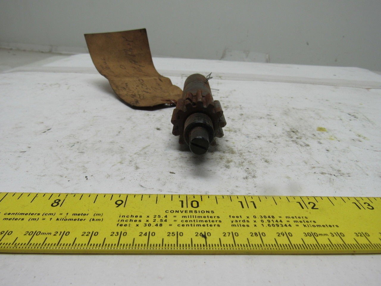 Vintage Lathe Bar Stock End Facing Forming Cutter Turner Missing Roller