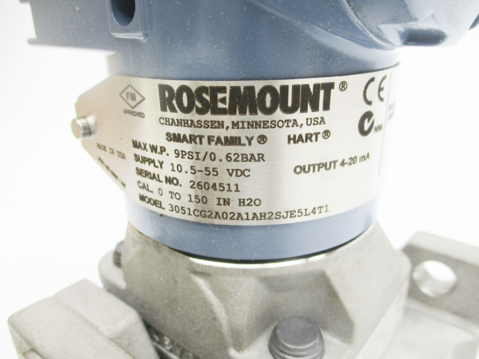 ROSEMOUNT 3051CG2A02A1AH2SJE5L4T1 9PSI NSMP