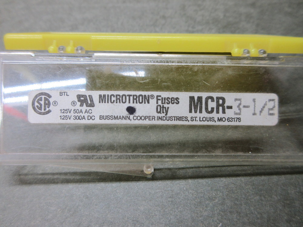 Buss MCR-3-1/2 Bussmann Fuse MCR312 (Pack of 13)