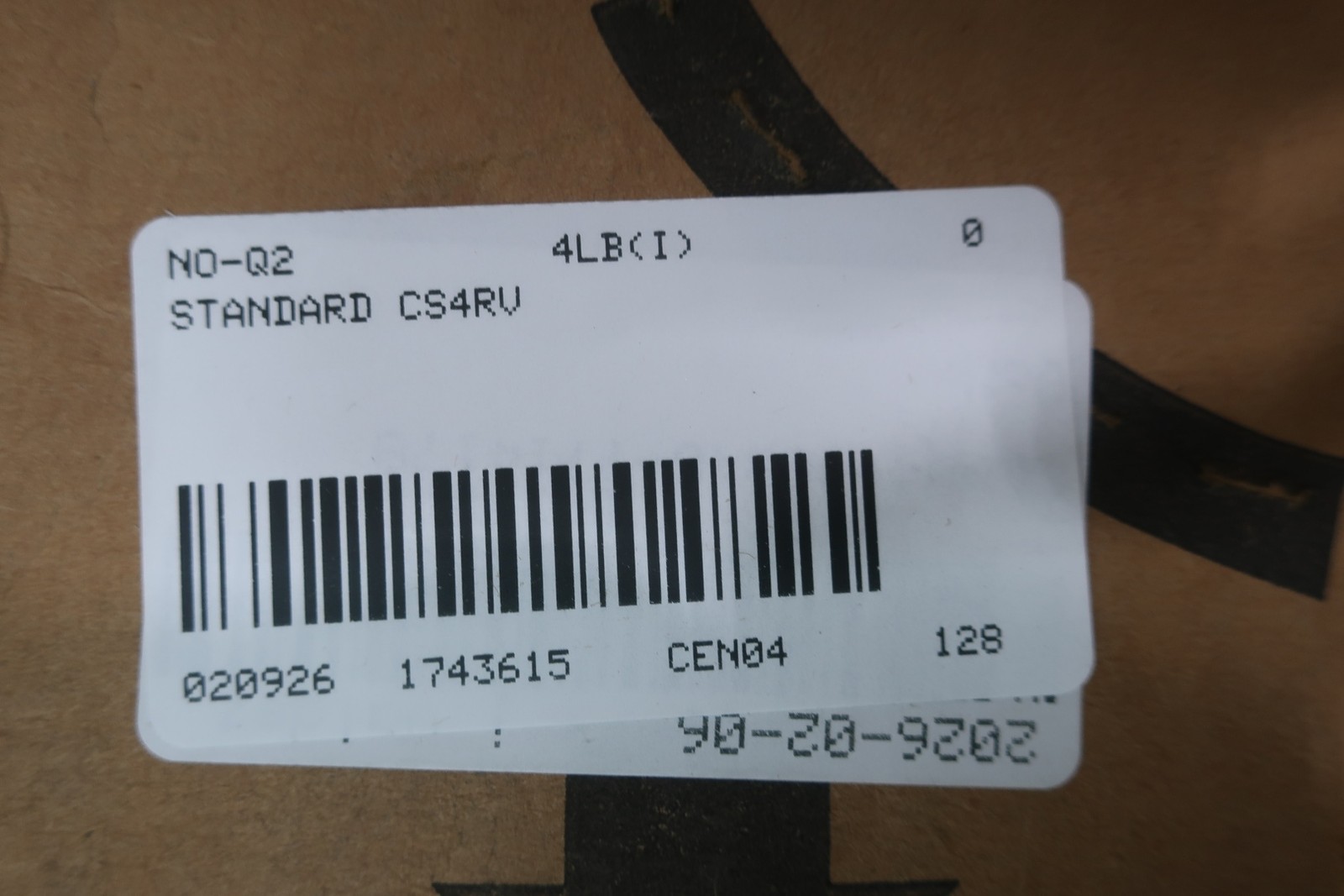 Standard CS4RV Red Battery Cable 4ga 25ft
