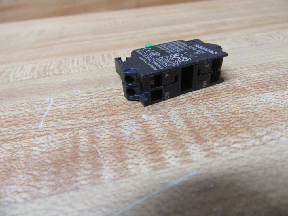Siemens 3SU1400-1AA10-3BA0 Contact Block 3SU14001AA103BA0