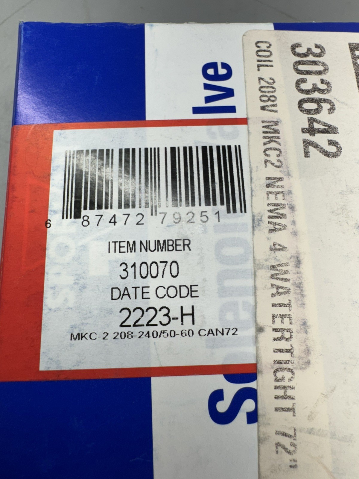 Parker Solenoid 310070 208/240VAC CAN72 MKC-2 208-240/50-60hz 72″ Leads *NEW*