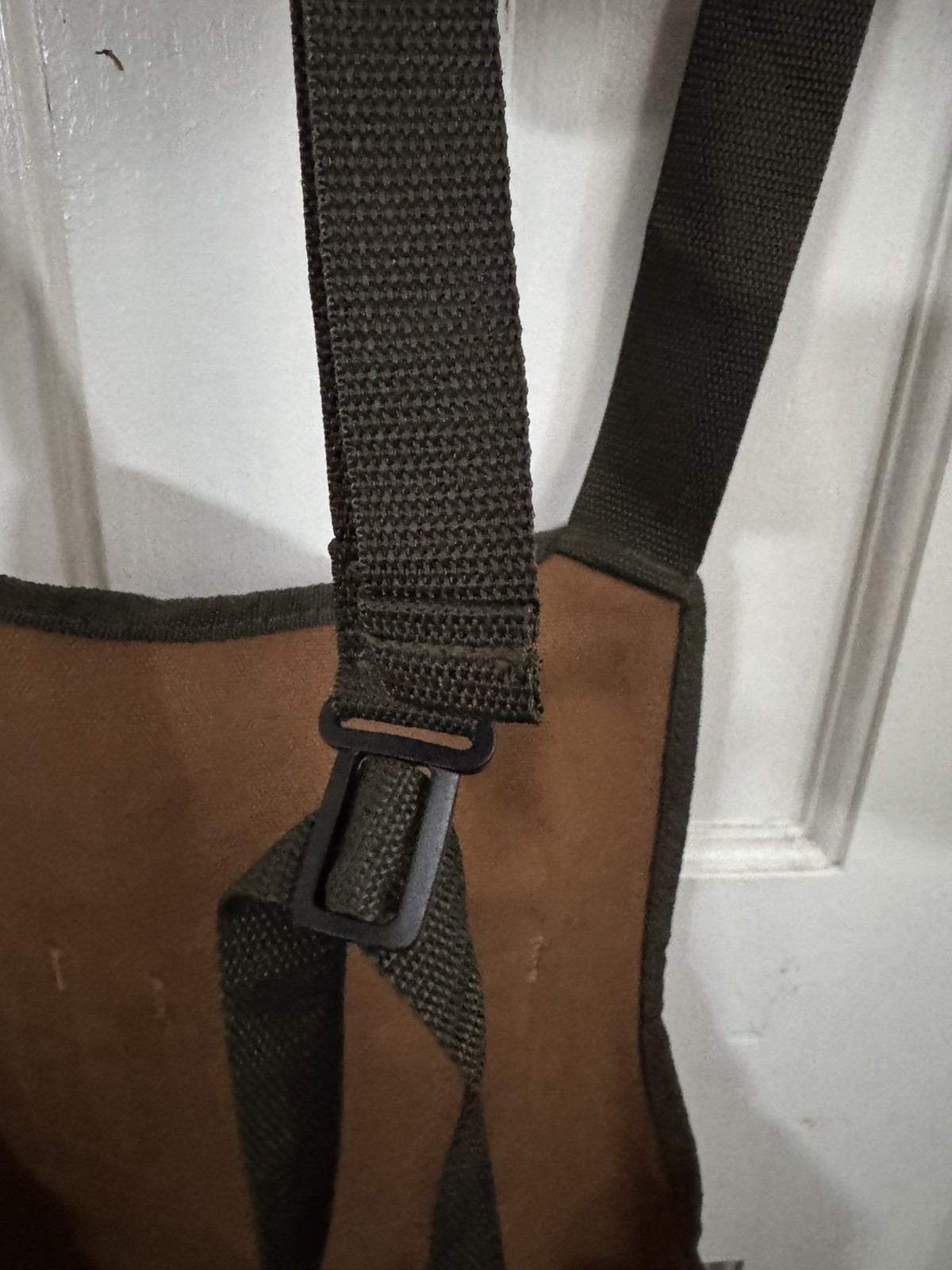 Bucket Boss Waist Apron 16 Pocket, Brown/Green, Canvas 23” length, 24”across