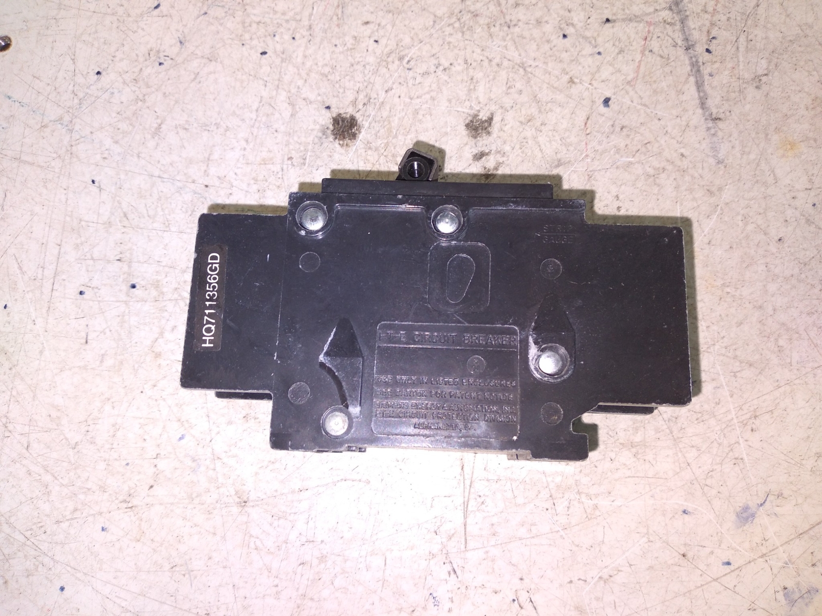 SIEMENS BQQ 10000AMPS 120/240VAC I-T-E 50 Amp 2-Pole Circuit Breaker BQQ