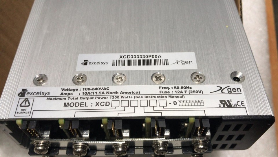✅ Excelsys XCD 5-Slot 1200W PowerPac TRU Power Supply XCD333330 P0 XCD333330P0A