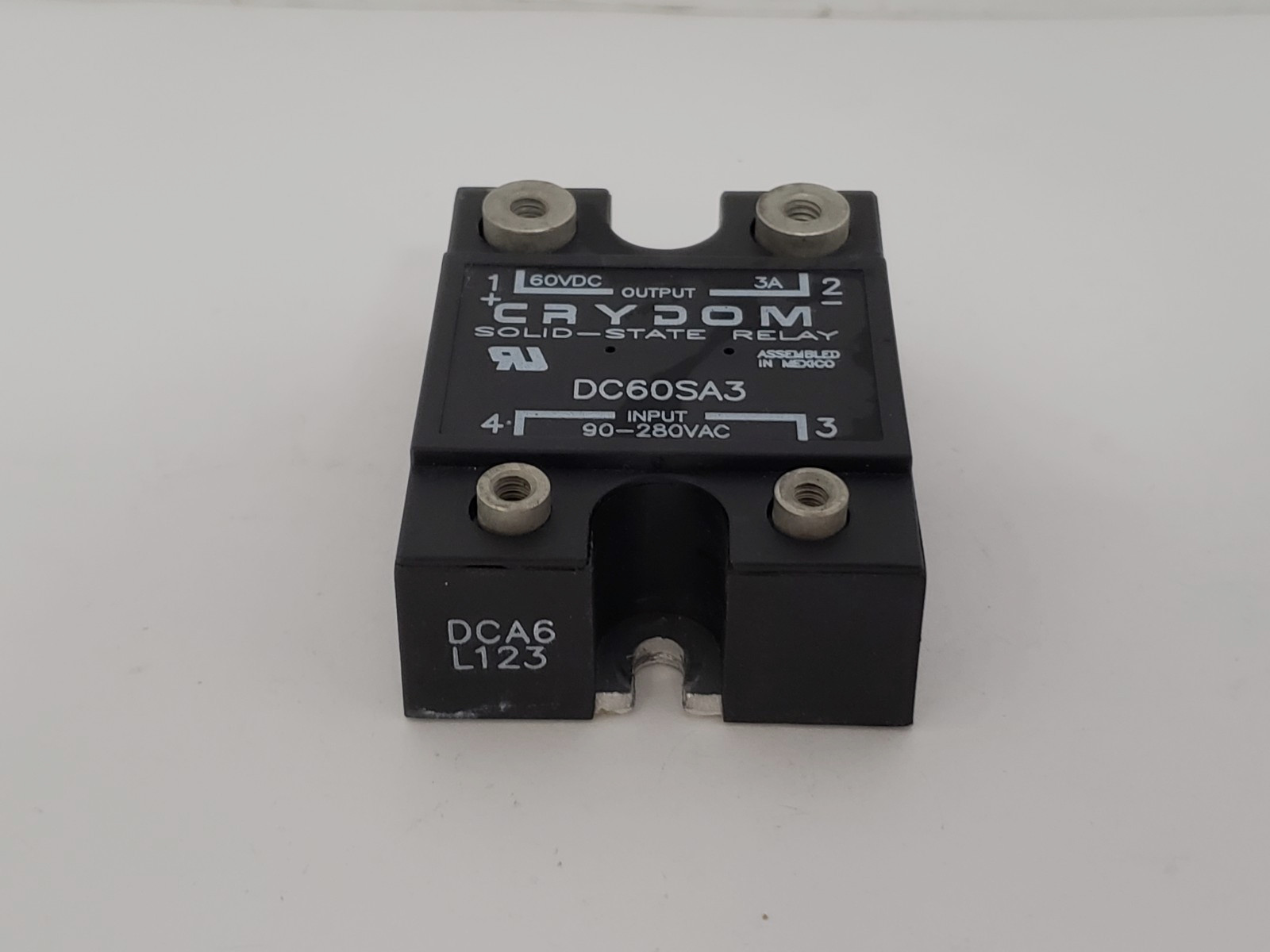 CRYDOM DC60SA3 SOLID STATE RELAY 60V DC 3A 90-280VAC NNB