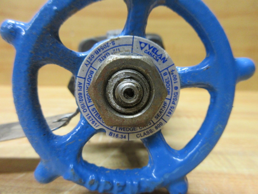 Velan S2054B-02TY Gate Valve S2054B02TY 1/2″ Threaded Ends