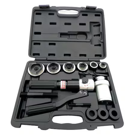 Westward 39Ce88 13 Piece Hydraulic Punch Driver Set, 11 Ga.