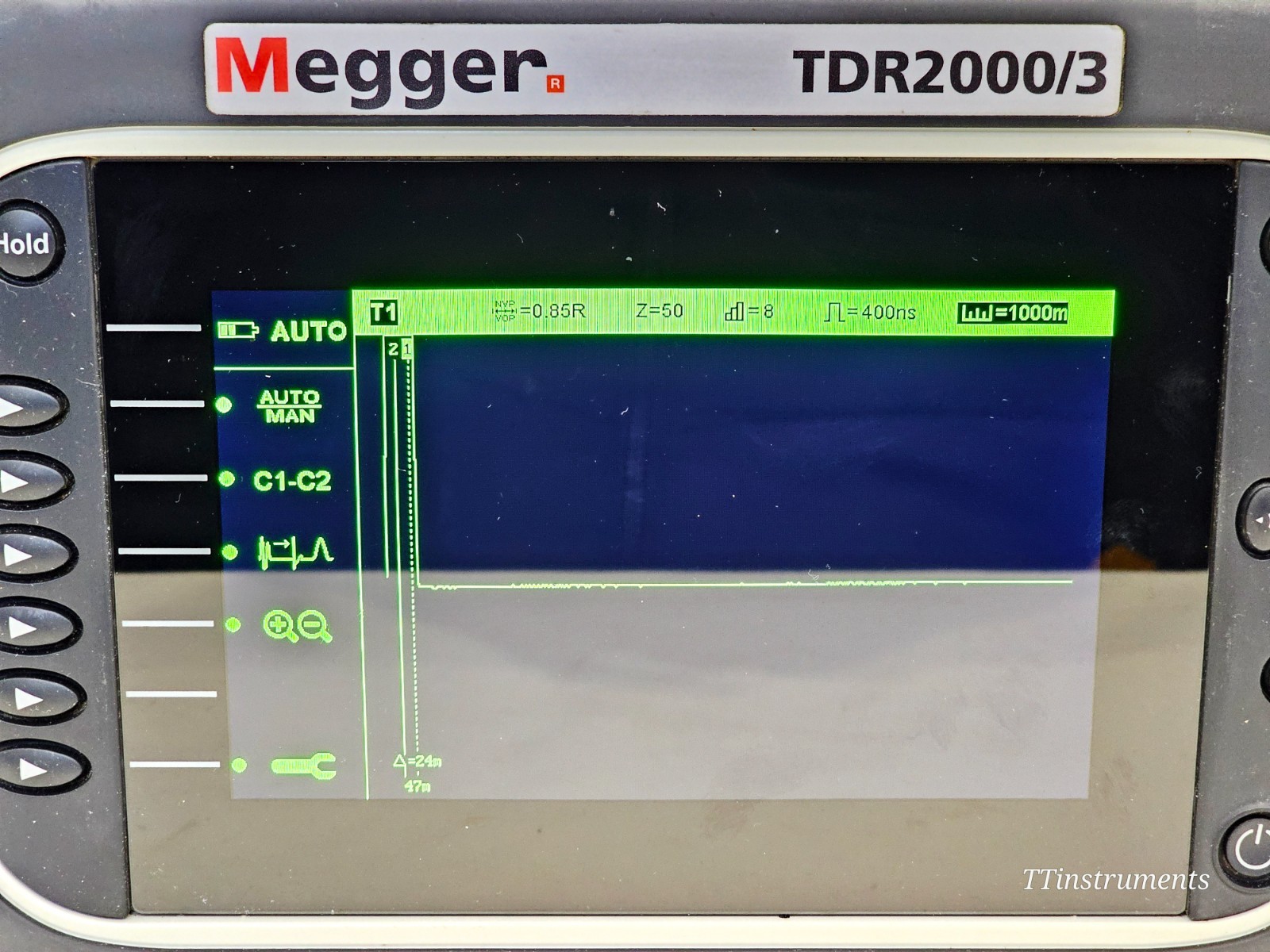 Megger TDR2000/3 Dual Channel Cable Fault Locator TDR 20km