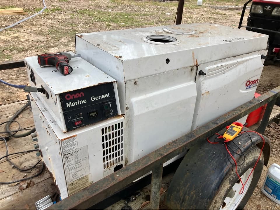 Onan 27.5 MDKBS 27.5 kw Marine Diesel Generator 60 Hz 120/240v