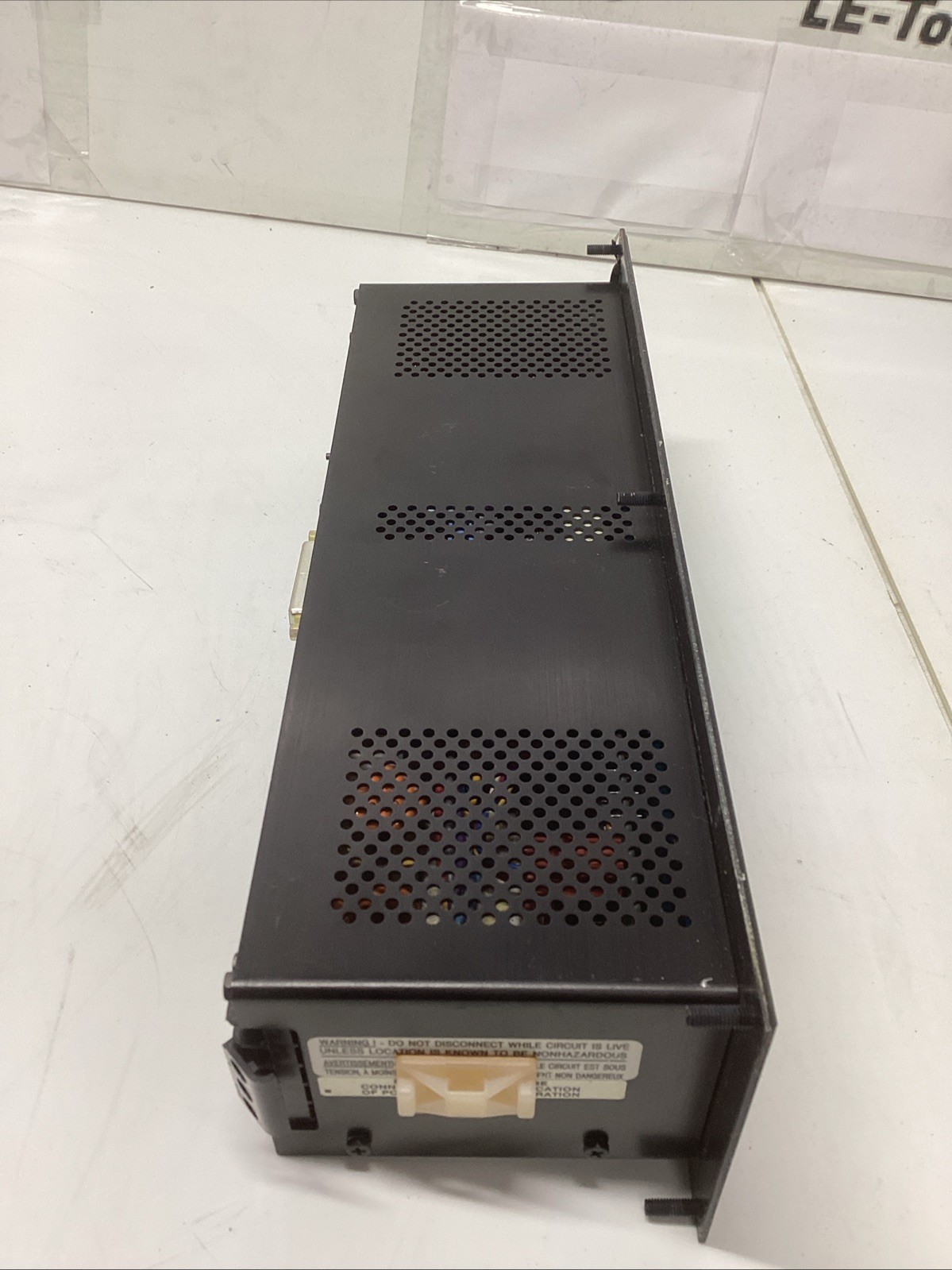 Scratched UTICOR TECHNOLOGY INC 76536-1 REV D PROGRAMMABLE MESSAGE DISPLAY L-369