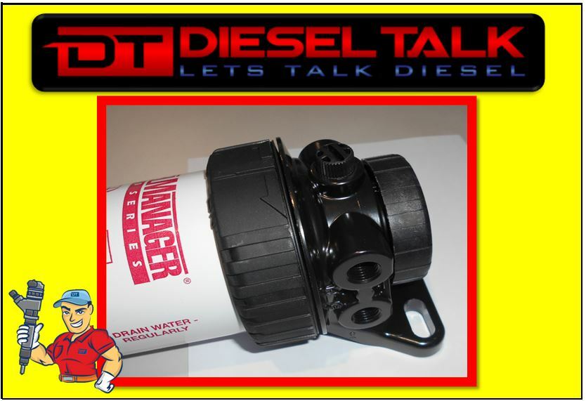 Fuel Manager Common Rail Diesel Pre Filter Fuel/Water Separator 30 Micron Filter