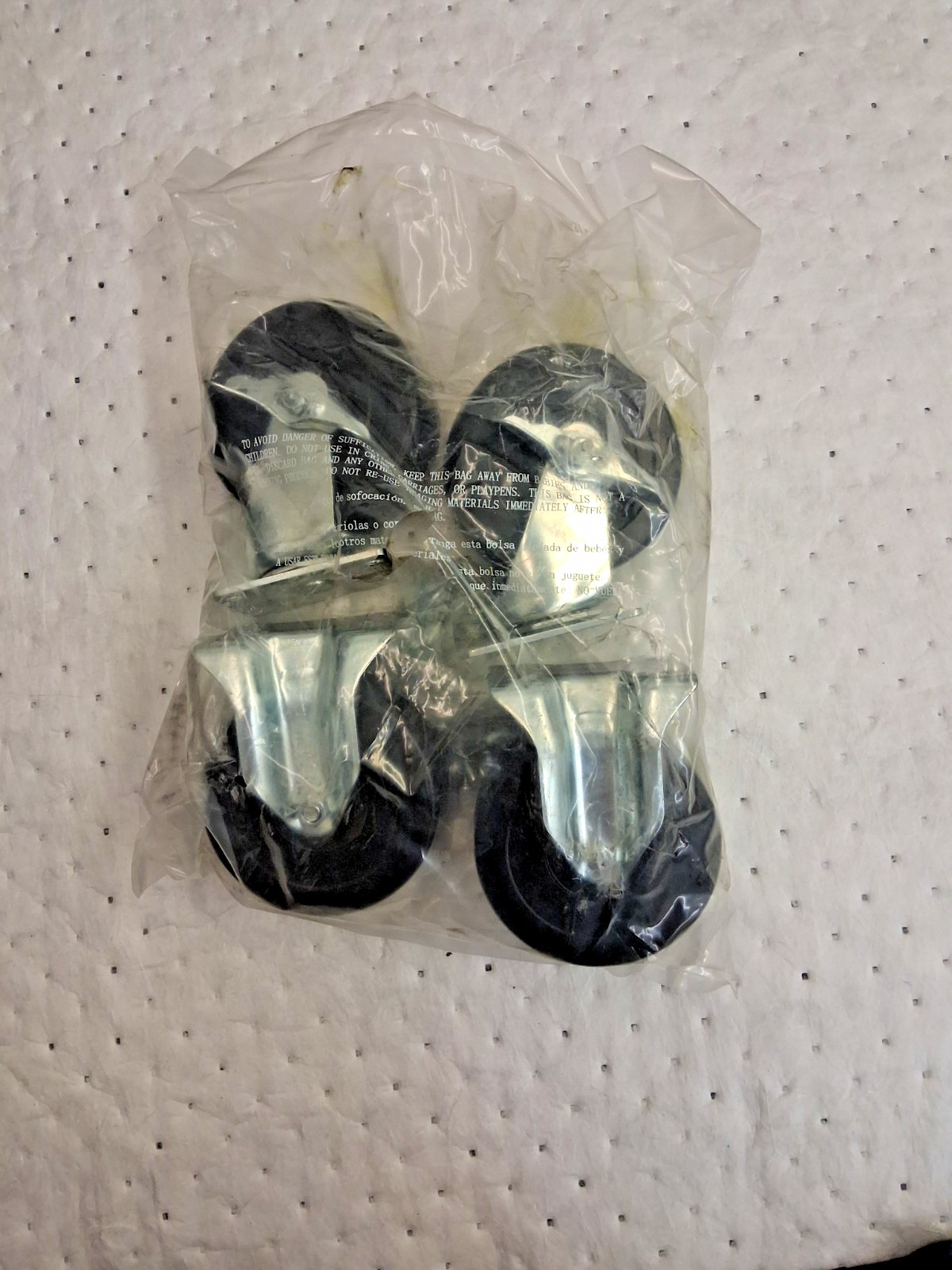 Kennedy Tool Case Caster Set 4pk 2″ Wide 6″ High Steel & Rubber 80837