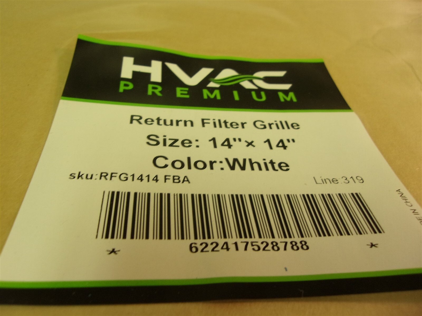 NEW HVAC Premium Return Filter Grille 14×14″ RFG1414 *FREE SHIPPING*