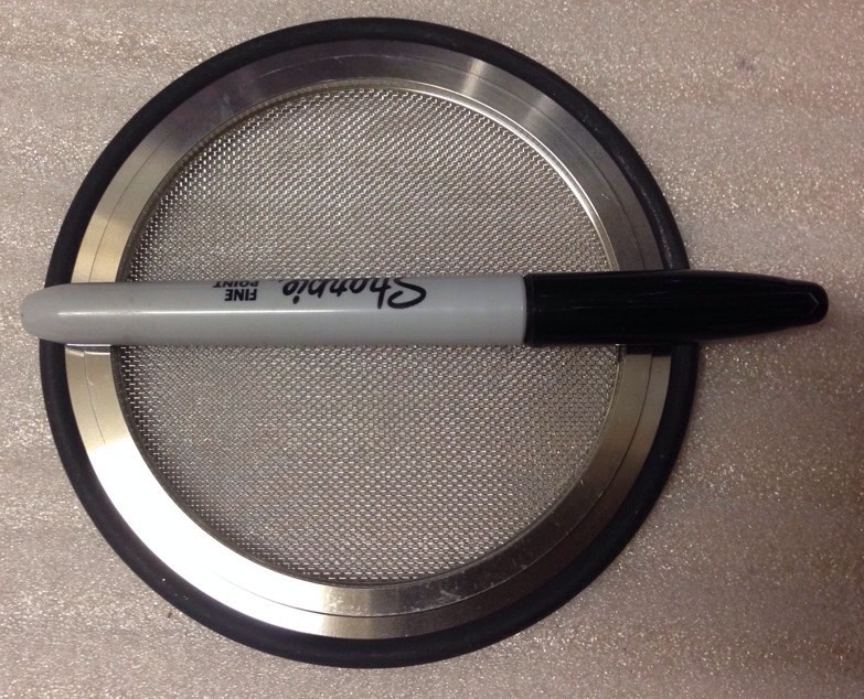 A&N LF100-SRV-SM, LF100SRVM Centering Ring With Screen SST LF100 NW100 #1171A21