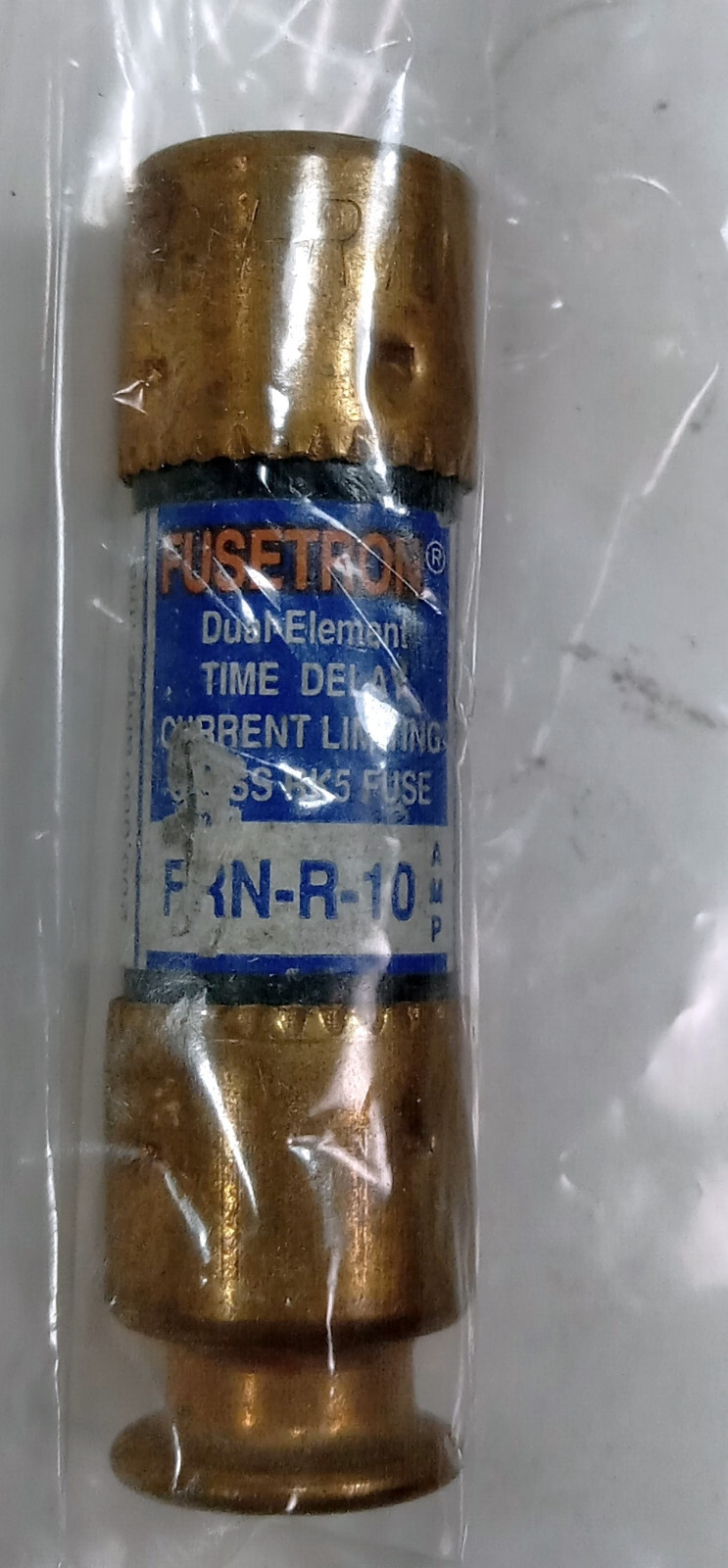 1 NEW FUSETRON FRN-R-10 TIME DELAY FUSE NNB ***MAKE OFFER***