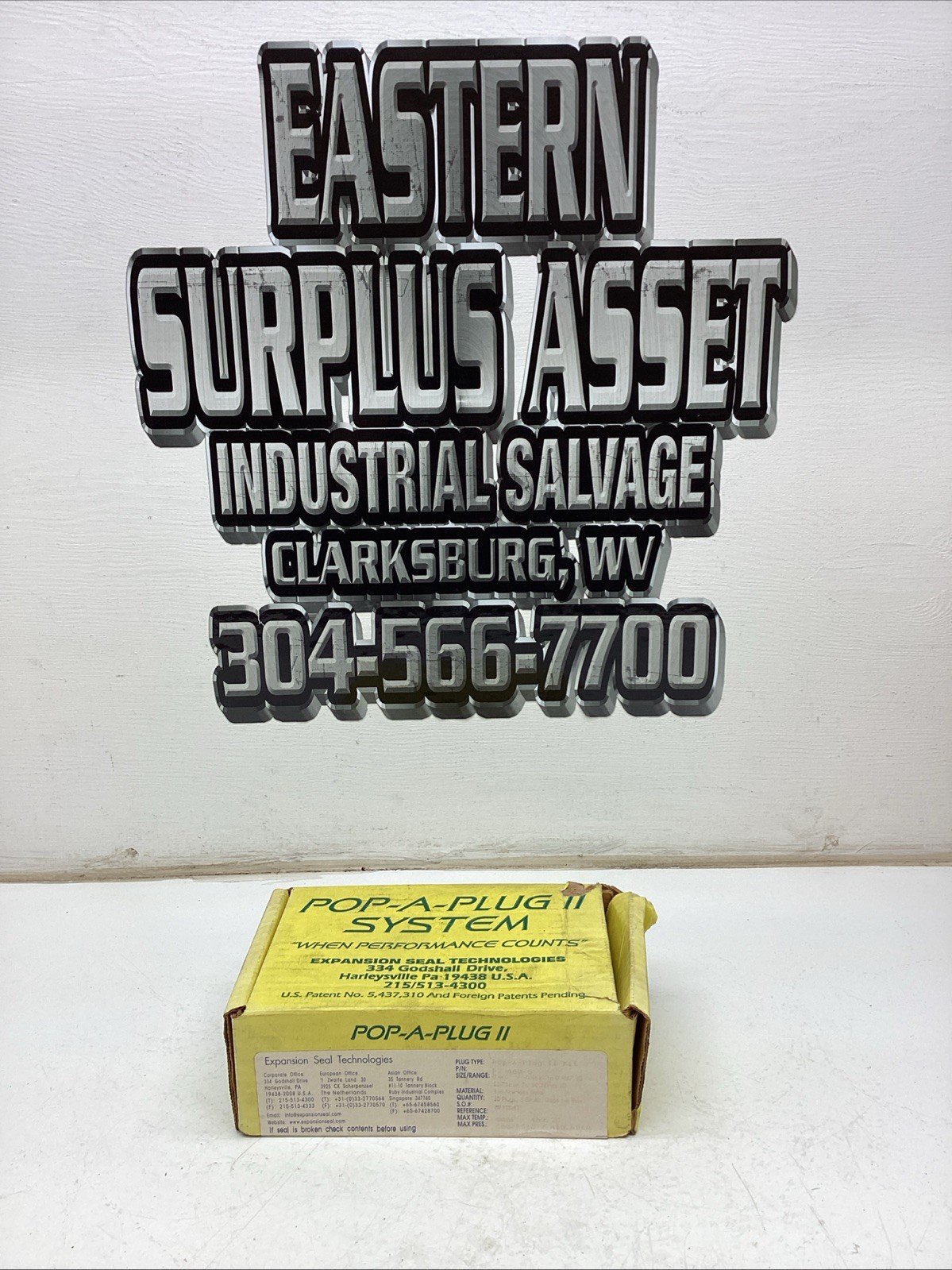 EST Group Inc. P2-160-S Pop-A-Plug II Kit NIB Sealed