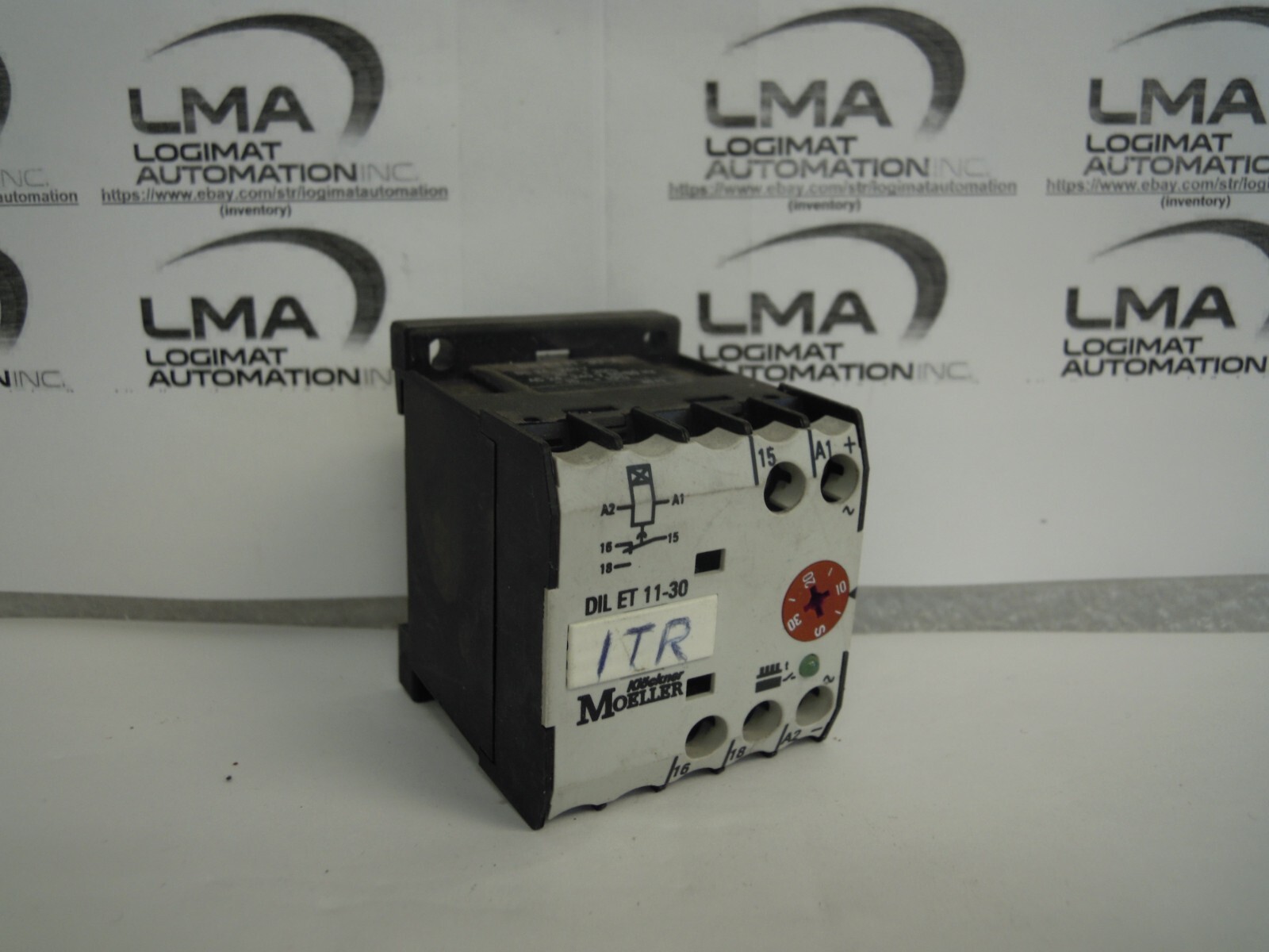 EATON KLOCKNER MOELLER DIL ET 11-30-A TIME DELAY RELAY 3A + COIL 24-240V *TESTED