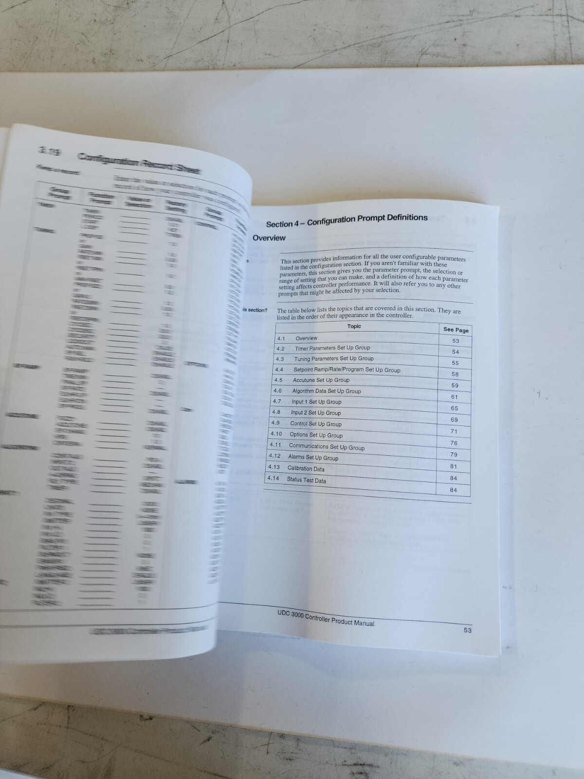 Honeywell 51-52-25-07F Product Manual For UDC 3000