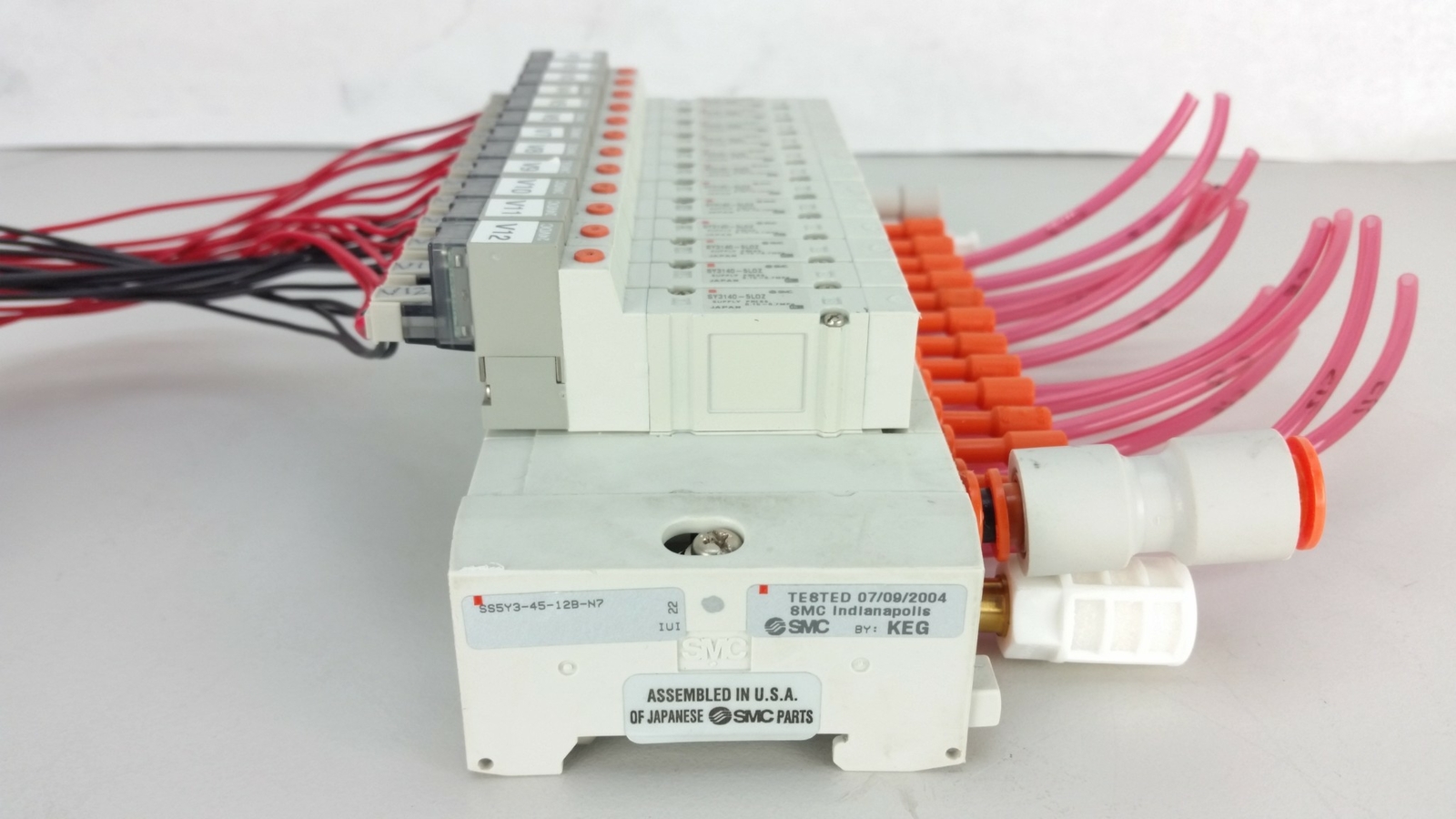 12 Pcs SMC SY3140-5LOZ Solenoid Control Valves w/ SS5Y3-45-12B-N7