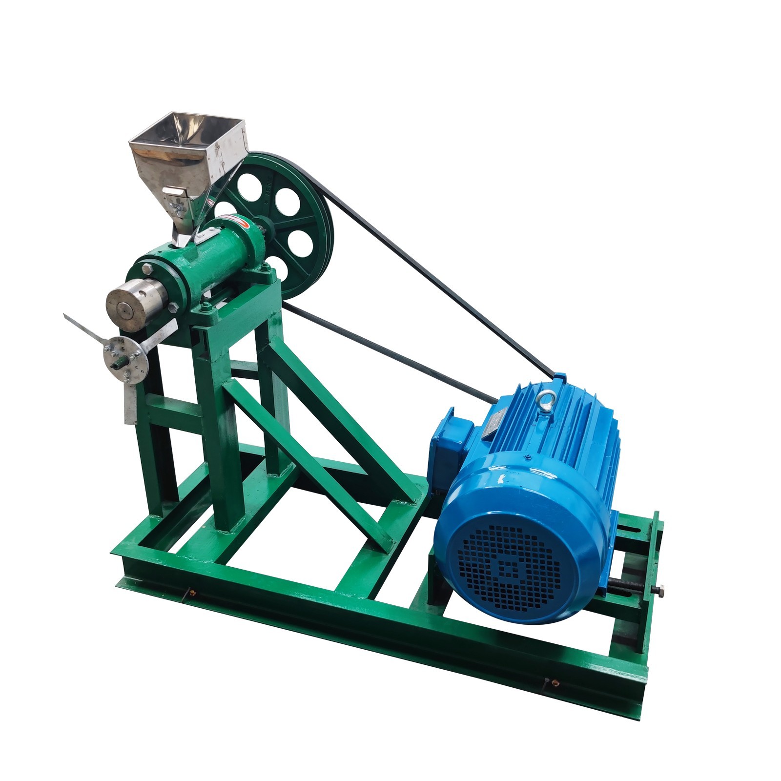 Puffed Food Extruder Corn Puffing Machine with Support Frame 3-phase 220V 11KW