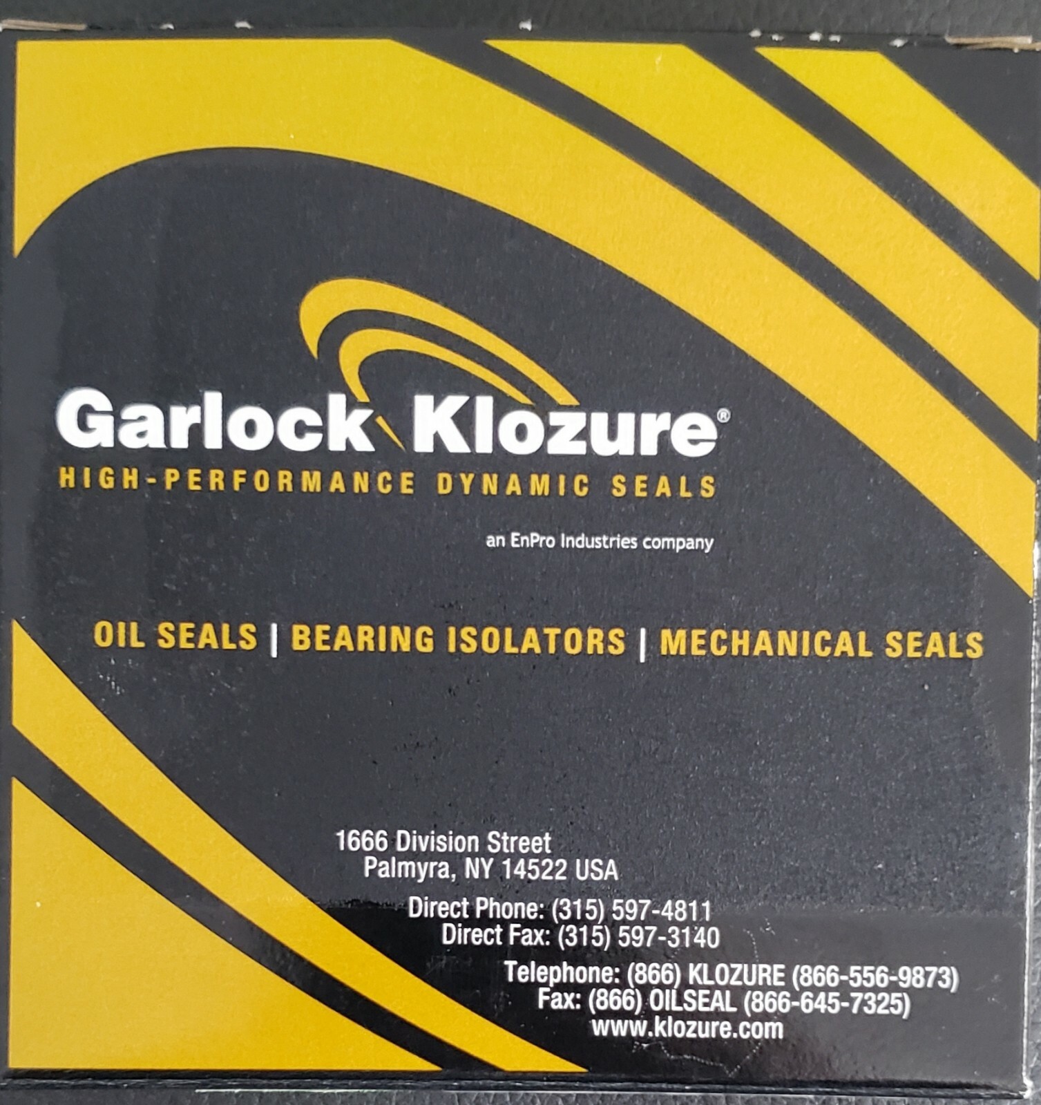 24056-0710 61 X 0710 GARLOCK KLOZURE