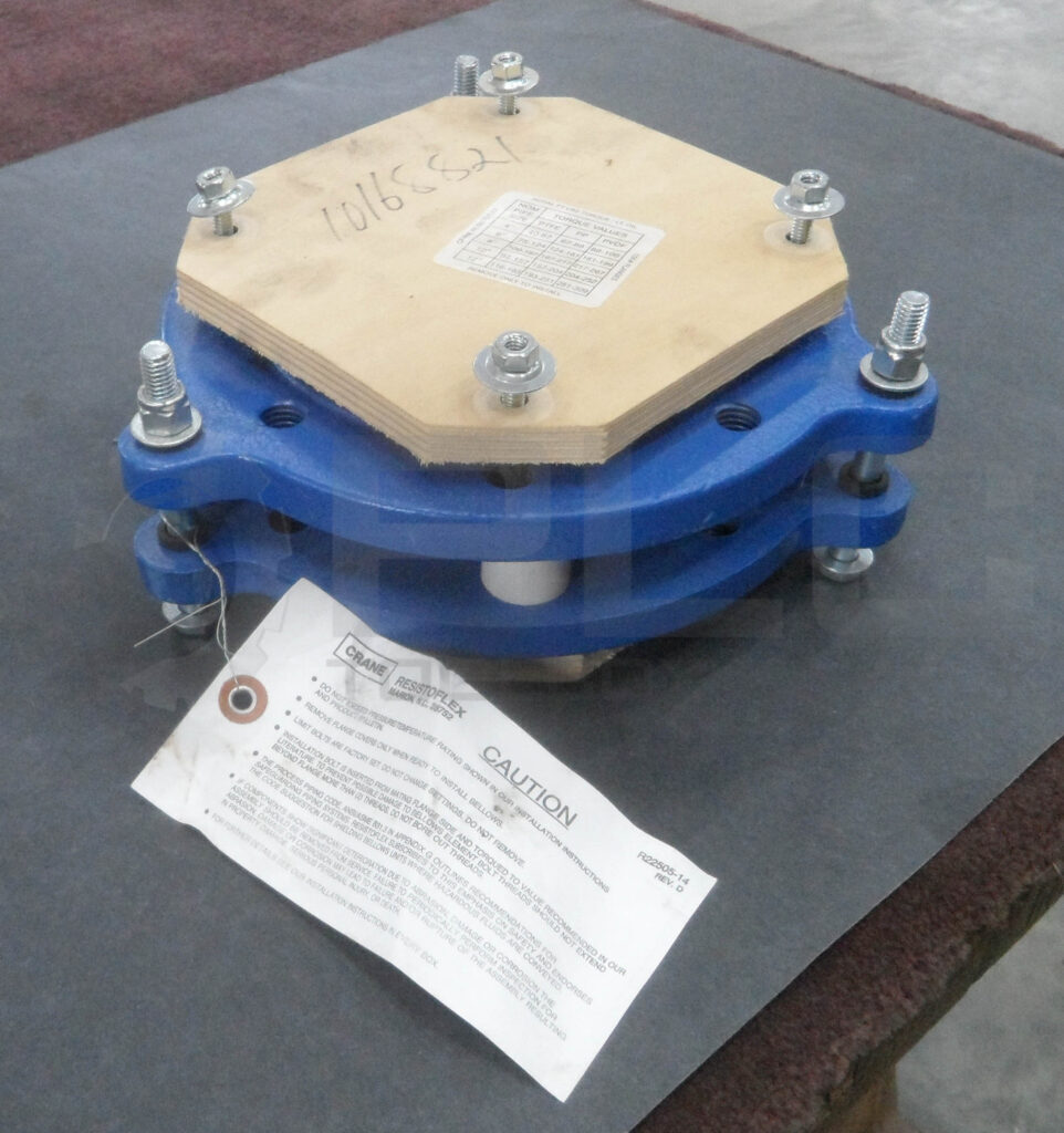NEW CRANE RESISTOFLEX R22505-14 REV.D FLANGED EXPANSION JOINT 4″ *READ*