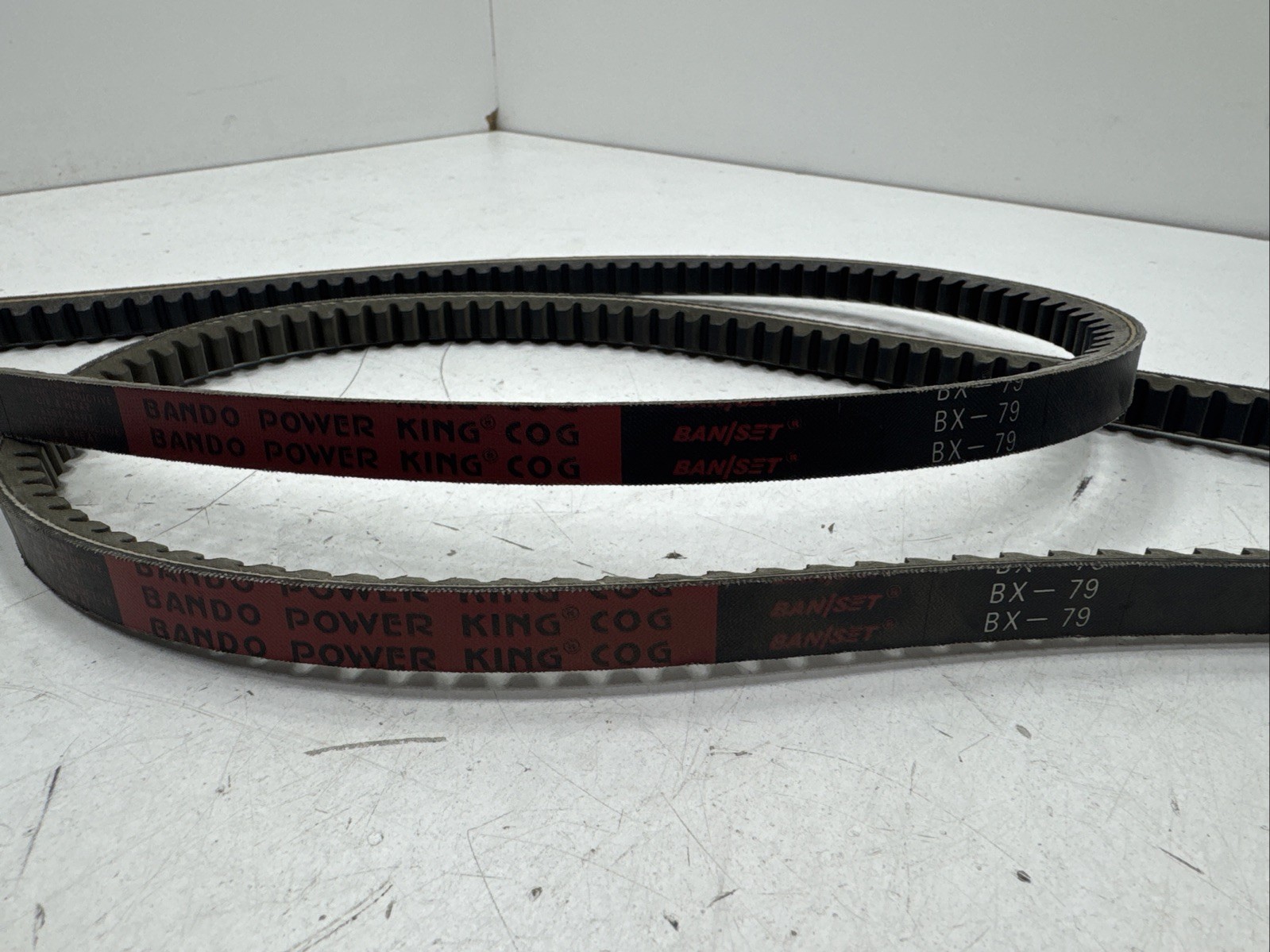 (Qty.2) Bando Power King BX-79 , BX79 , BX 79 , Cogged V-belts