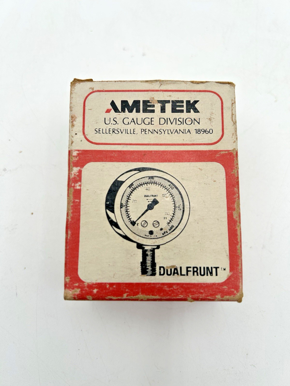 Lot of 3 Ametek Dual Frunt Pressure Gauges 3500/2000/30 PSI