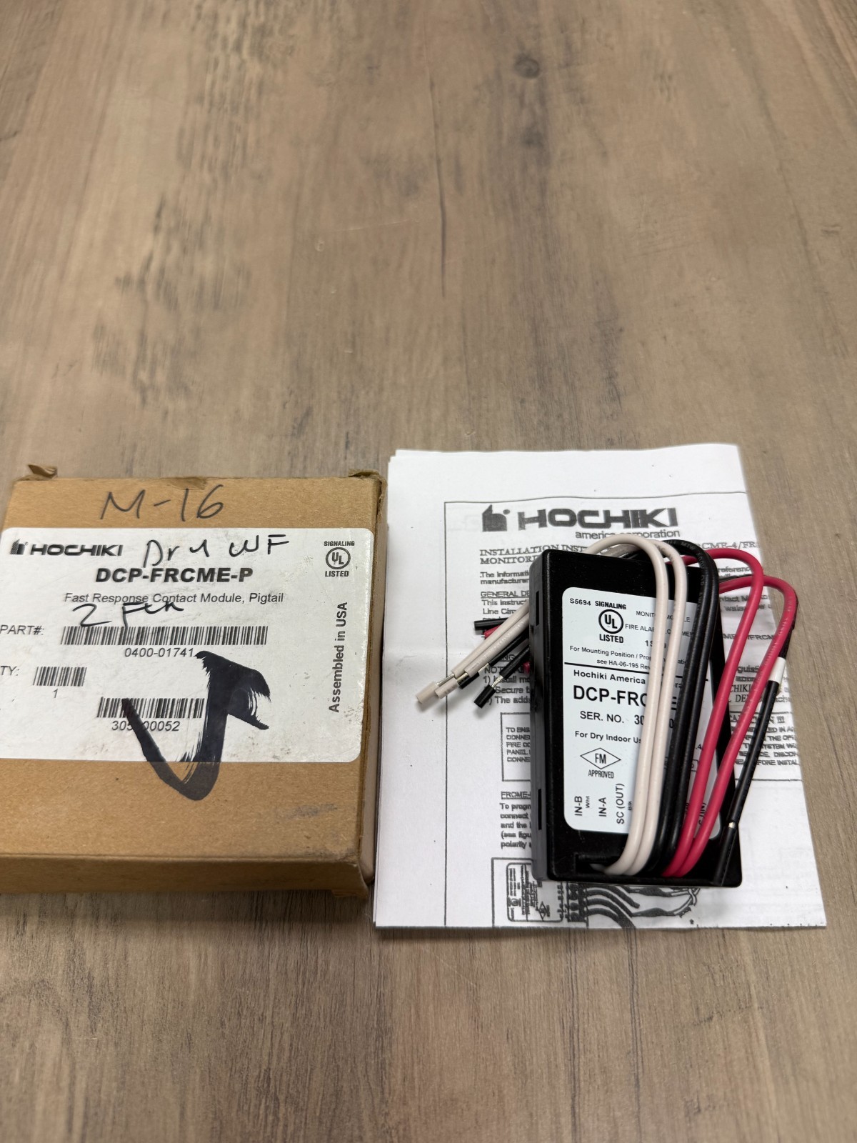HOCHIKI DCP-FRCME-P Fast Response Contact Monitoring Pigtail Module 0400-01741