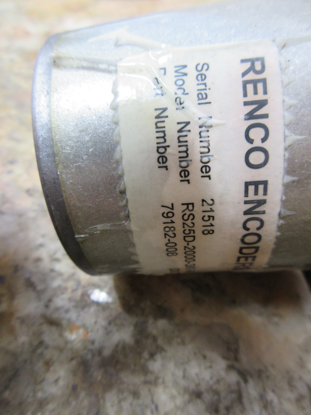 HAAS HL-1H CNC LATHE RENCO RS25D-2000-3/8-5-LD-0-M2 79182-008 DC 9540 ENCODER