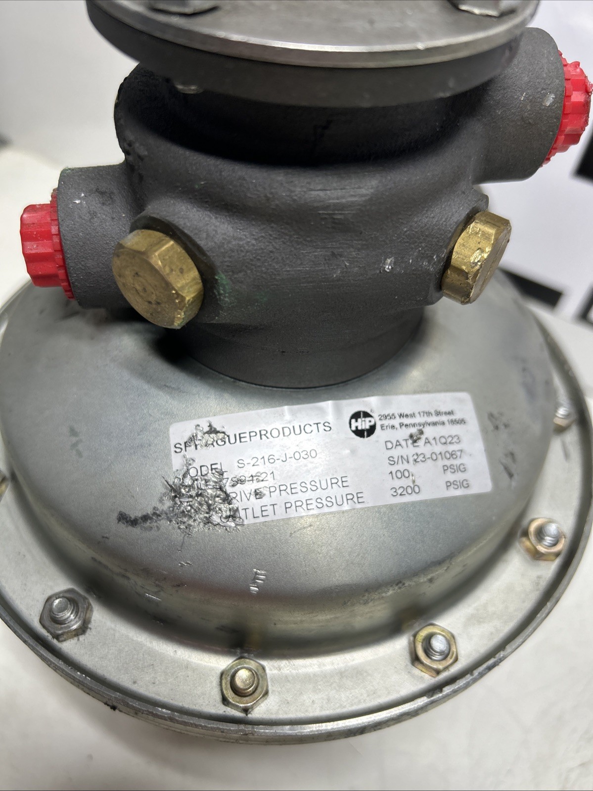 SPRAGUE S-216-J-30 AIR DRIVEN LIQUID PUMP
