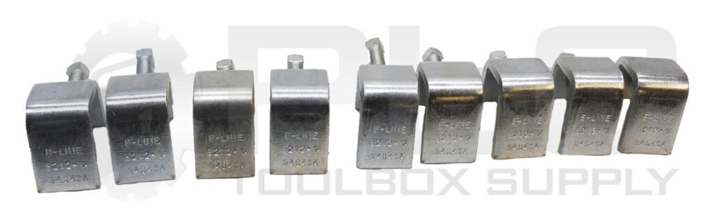 LOT OF 9 NEW B-LINE B212-1/4 BEAM CLAMP