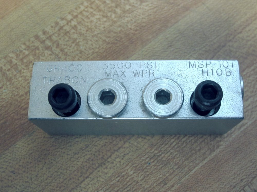 Lubriquip MSP 10T Graco Trabon Valve 562721 w/Screws (Pack of 6)