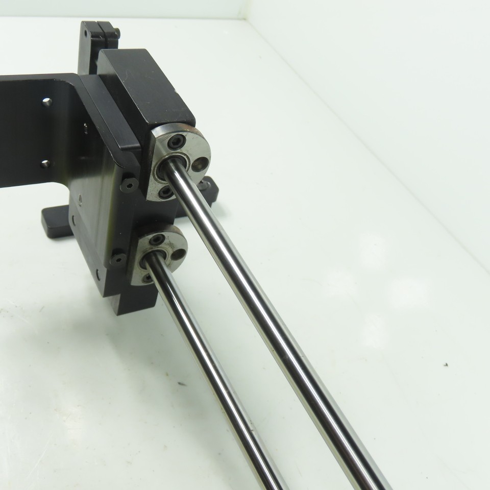 Double Rod Linear Rail Guide 10-1/2″Rod Length Travel 12″ OAL