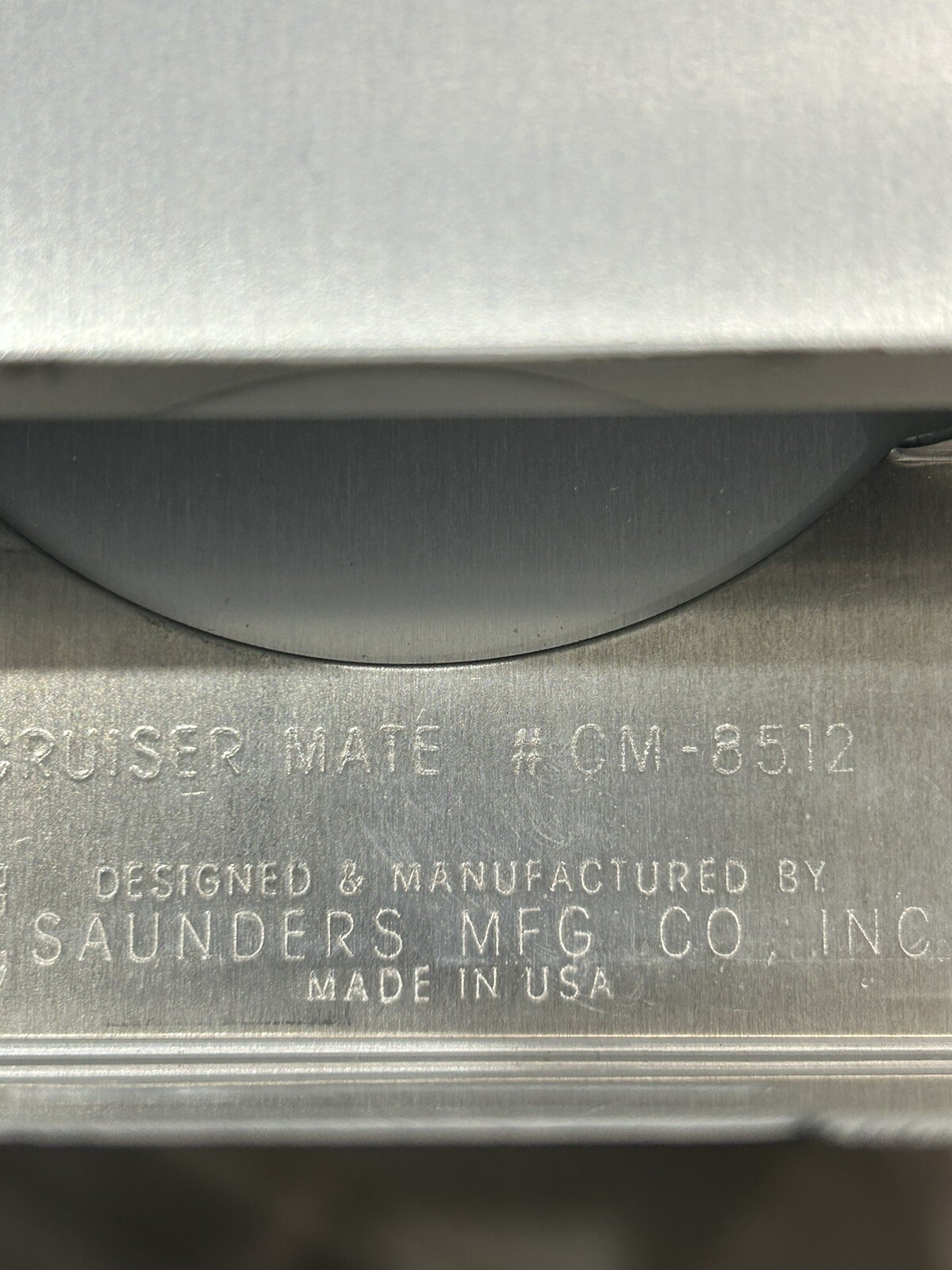 Aluminum Saunders Cruiser Mate #CM-8512 Clip Board 9″ x 14″ x 1½” Made In USA