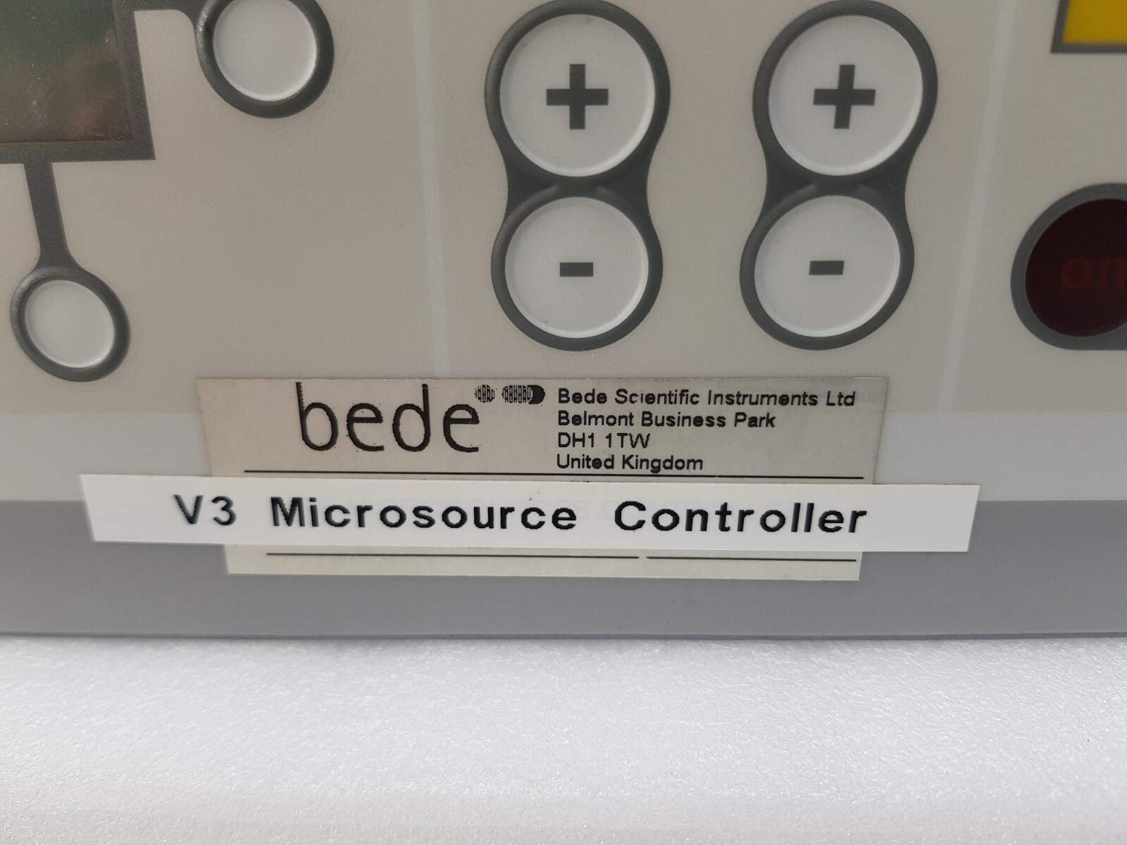 BEDE SCIENTIFIC INSTRUMENTS V3 MICROSOURCE CONTROLLER X-RAY