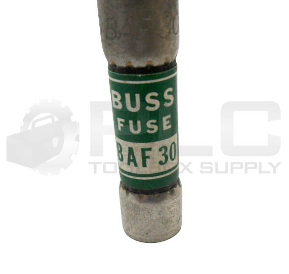 LOT OF 9 NEW BUSSMANN BAF 30 FUSE 30A