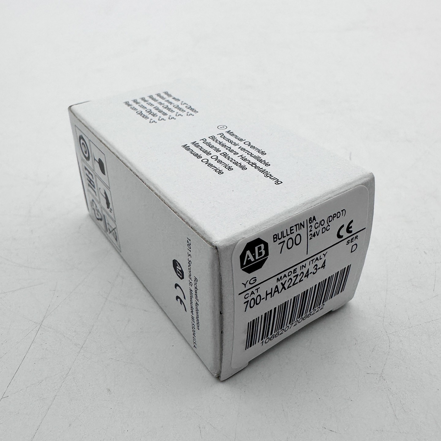 700-HAX2Z24-3-4 GP Tube Base Relay New Original 700HAX2Z2434