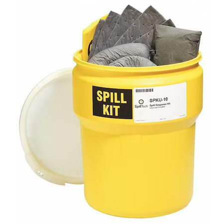 Spilltech Spku-10 Spill Kit, 10 Gallon Volume Absorbed Per Kit, 10 Gallon