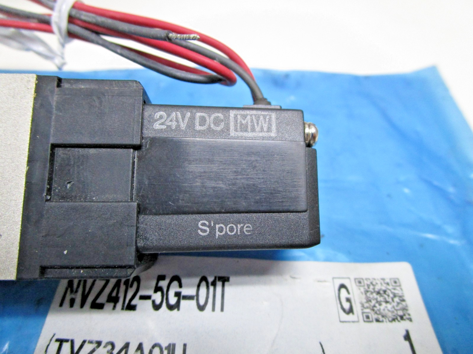 SMC NVZ412-5G-01T Solenoid Valve 24V DC 3-Port 0-15 PSI